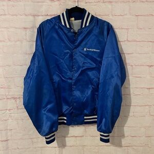 Vintage Smith & Wesson satin letterman jacket